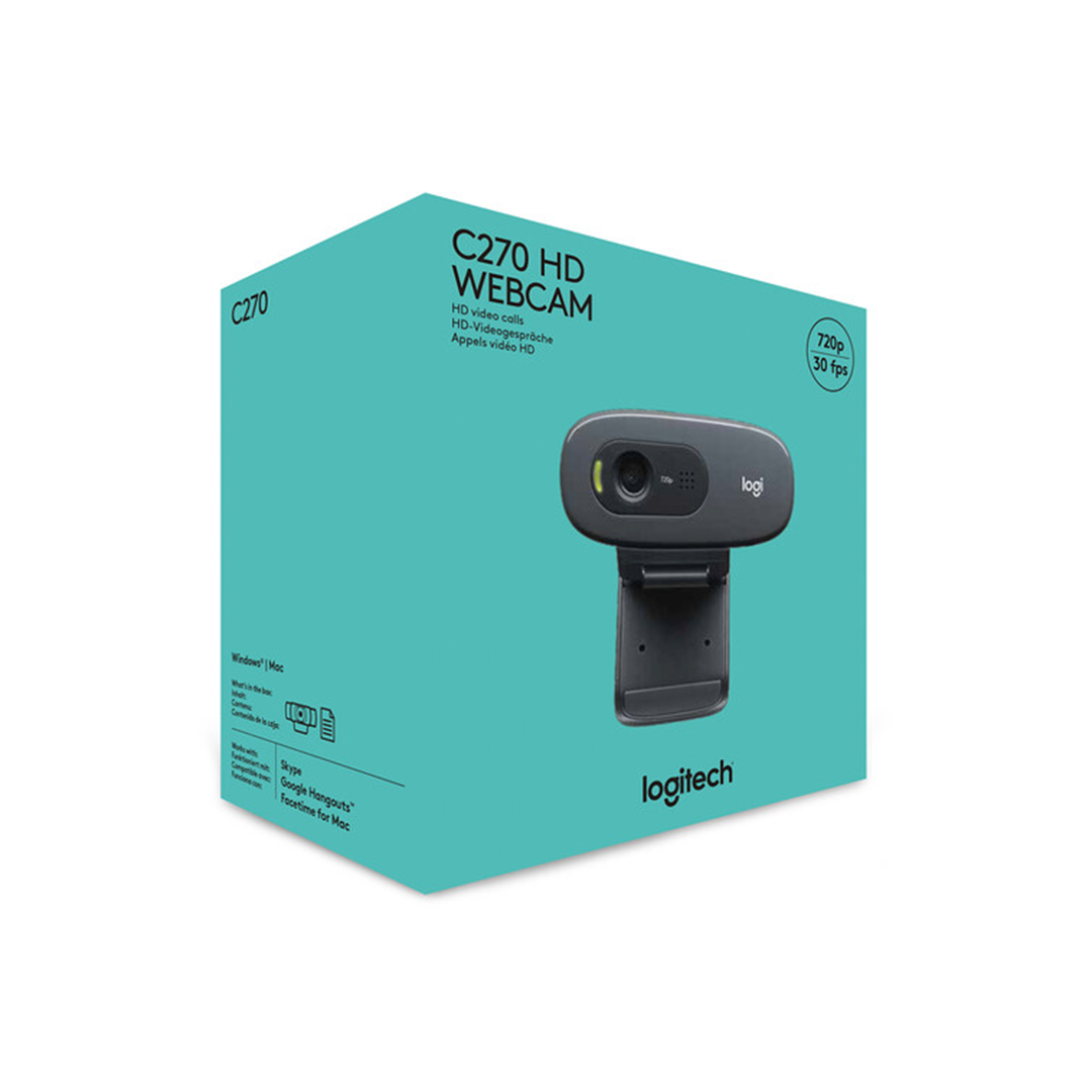 Logitech C270 HD Webcam - Black in Qatar Logitech C270 HD Webcam - Black in Qatar